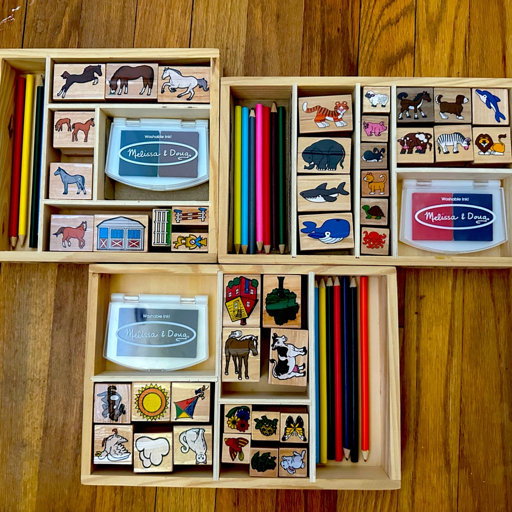 Melissa & Doug stamp sets